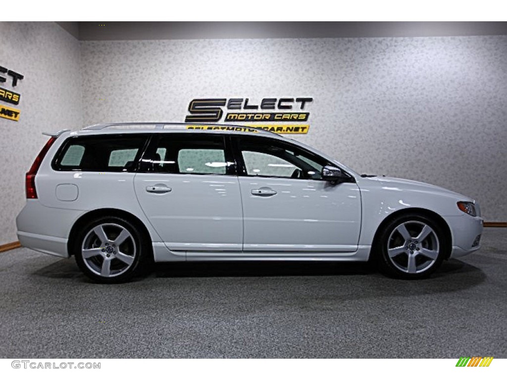 2010 V70 3.2 R-Design - Ice White / R Design Off Black/Ceramic Light Split photo #4
