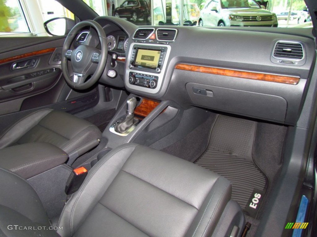 2012 Volkswagen Eos Executive Titan Black Dashboard Photo #50759214