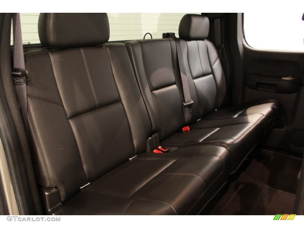 Ebony Interior 2008 Chevrolet Silverado 1500 LT Extended Cab 4x4 Photo #50759439