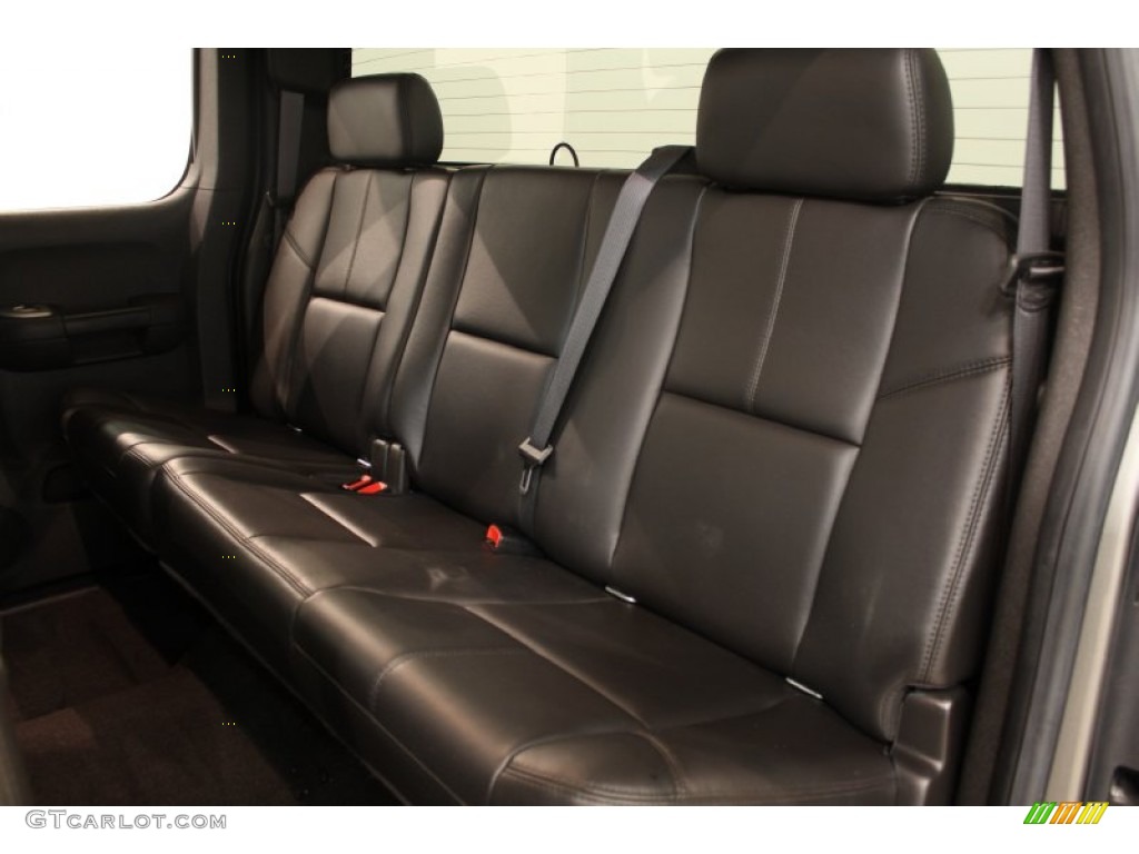 Ebony Interior 2008 Chevrolet Silverado 1500 LT Extended Cab 4x4 Photo #50759454