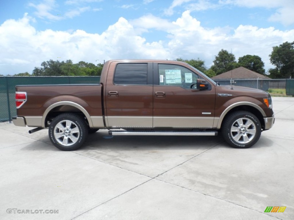 2011 F150 Lariat SuperCrew - Golden Bronze Metallic / Black photo #2