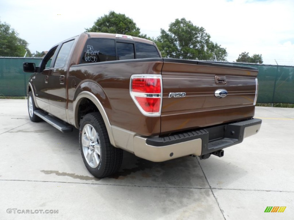 2011 F150 Lariat SuperCrew - Golden Bronze Metallic / Black photo #5