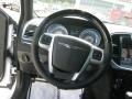 2011 Chrysler 300 Black Interior Steering Wheel Photo