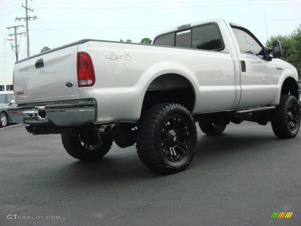 2006 F250 Super Duty XL Regular Cab 4x4 - Silver Metallic / Medium Flint photo #4