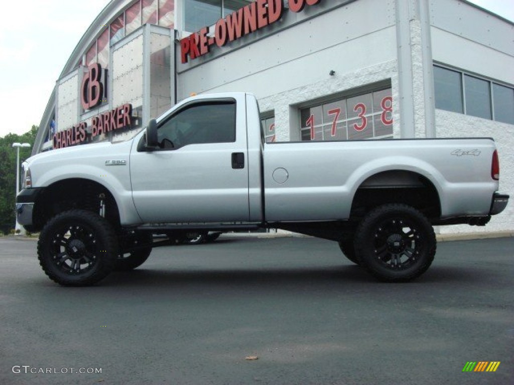 2006 F250 Super Duty XL Regular Cab 4x4 - Silver Metallic / Medium Flint photo #7
