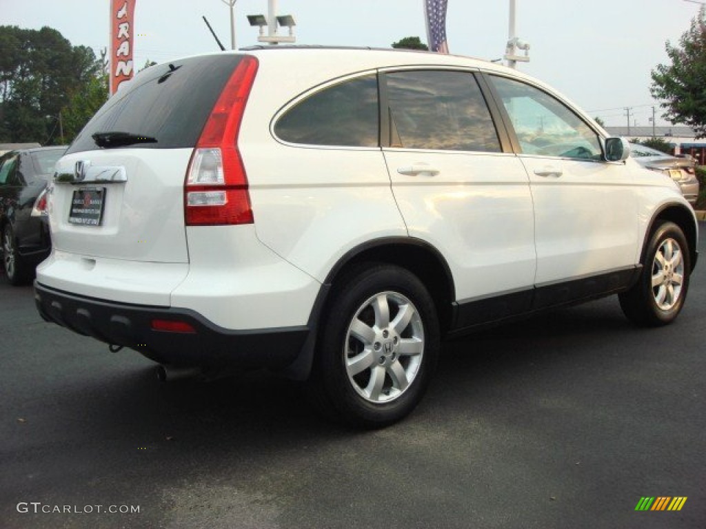 2008 CR-V EX-L - Taffeta White / Gray photo #3