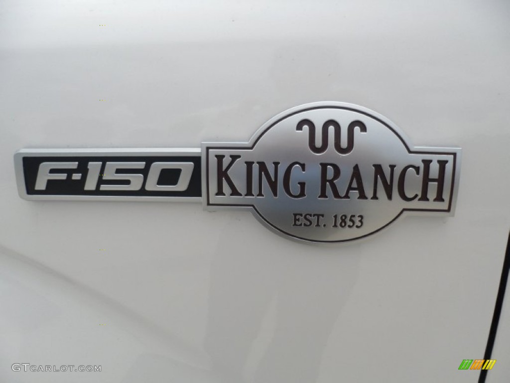 2011 F150 King Ranch SuperCrew - White Platinum Metallic Tri-Coat / Chaparral Leather photo #12