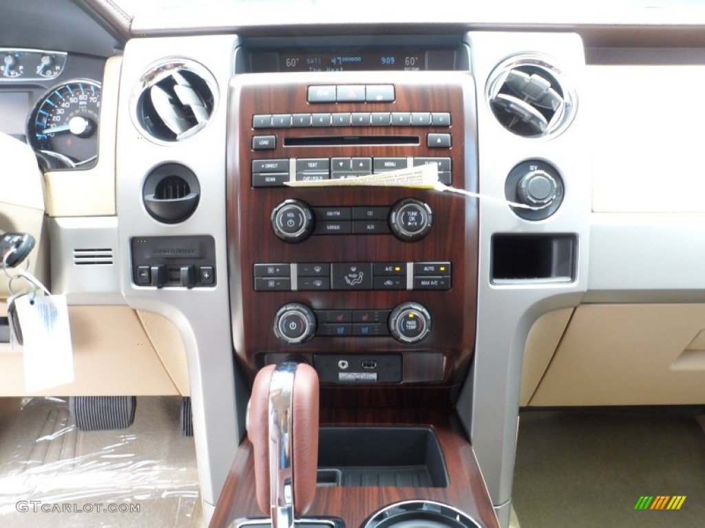 2011 F150 King Ranch SuperCrew - White Platinum Metallic Tri-Coat / Chaparral Leather photo #28