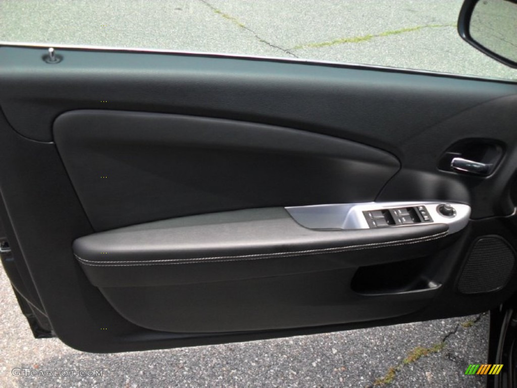 2011 Chrysler 200 Limited Convertible Black Door Panel Photo #50763162