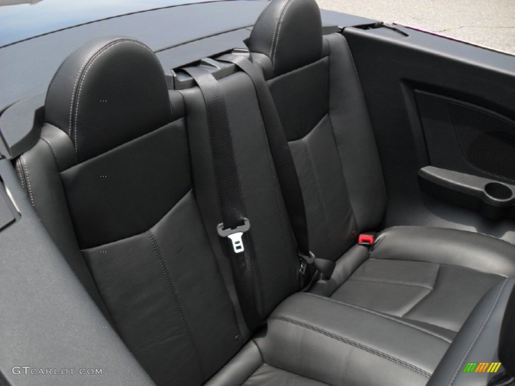 Black Interior 2011 Chrysler 200 Limited Convertible Photo #50763287