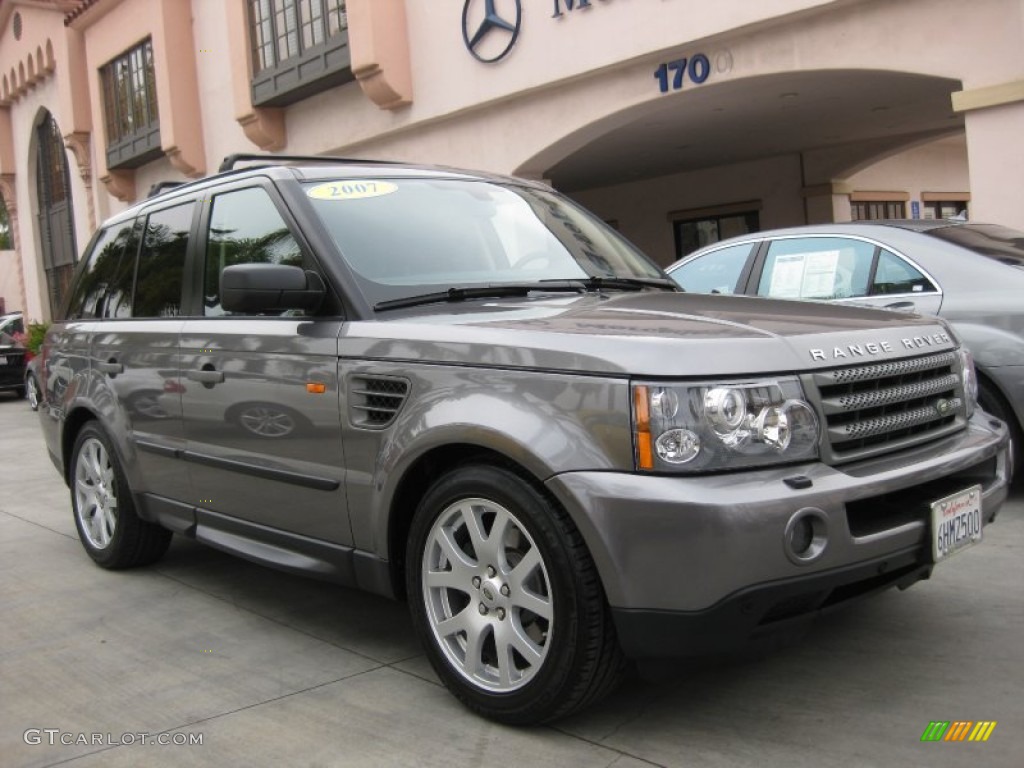 2007 Range Rover Sport HSE - Stornoway Grey Metallic / Ebony Black photo #1