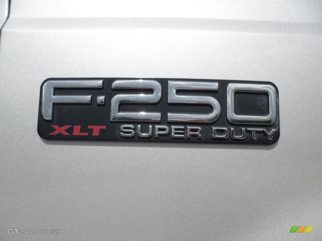2003 F250 Super Duty XLT SuperCab - Silver Metallic / Medium Flint Grey photo #18