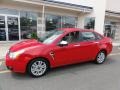 Vermillion Red - Focus SE Sedan Photo No. 2