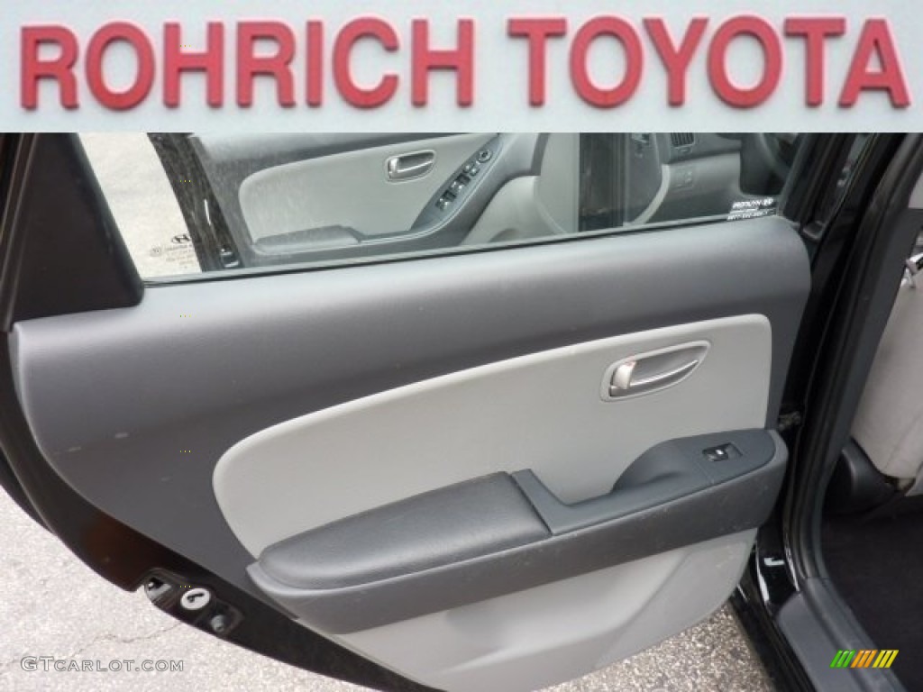 2009 Elantra GLS Sedan - Black Pearl / Gray photo #14