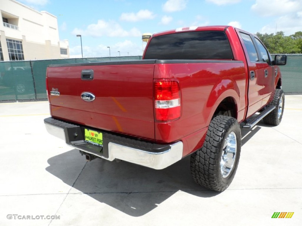 Redfire Metallic 2007 Ford F150 XLT SuperCrew 4x4 Exterior Photo #50766807