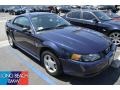 2002 True Blue Metallic Ford Mustang V6 Coupe  photo #1