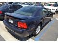 2002 True Blue Metallic Ford Mustang V6 Coupe  photo #3