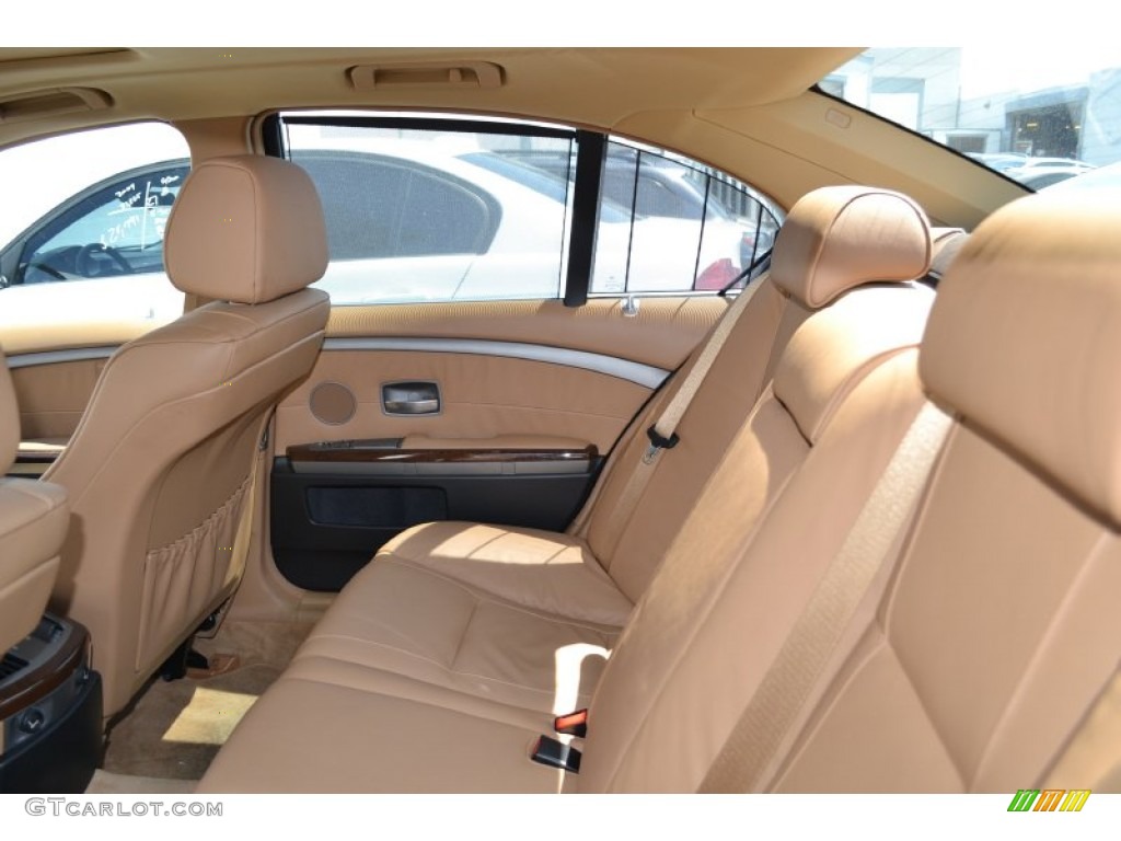 2005 7 Series 745i Sedan - Alpine White / Black/Cream Beige photo #5