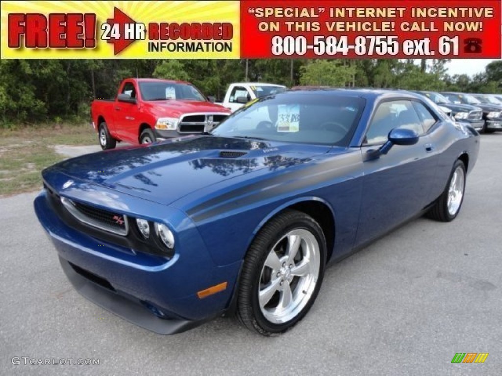 2010 Challenger R/T Classic - Deep Water Blue Pearl / Dark Slate Gray photo #1