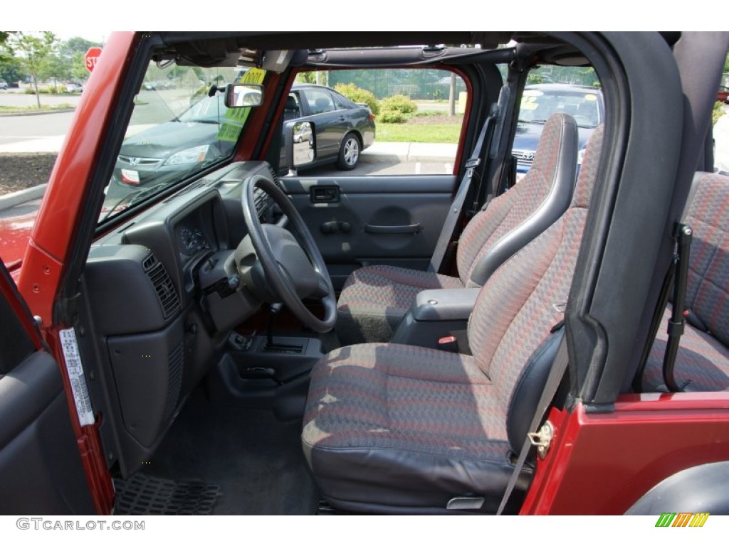 Agate Interior 1999 Jeep Wrangler Sport 4x4 Photo #50769882
