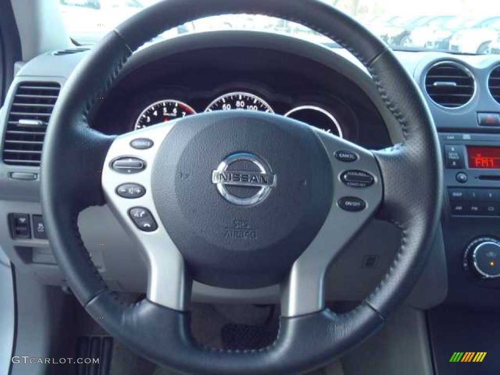 2012 Nissan Altima 2.5 S Frost Steering Wheel Photo #50770263