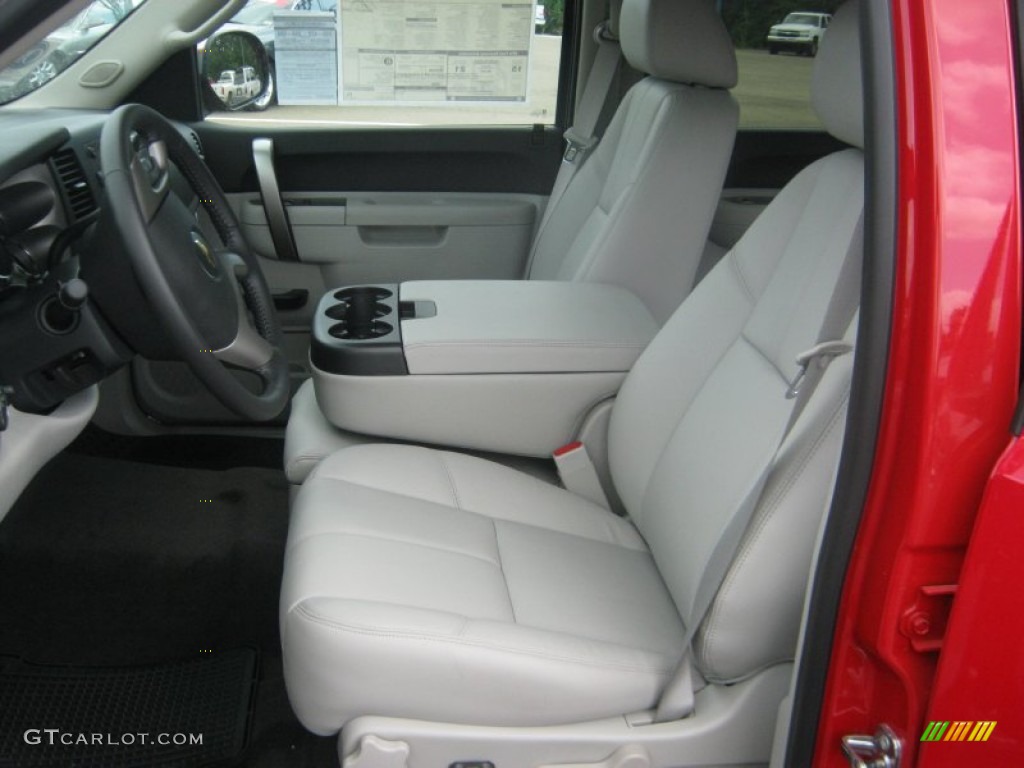 2011 Silverado 1500 LT Crew Cab - Victory Red / Light Titanium/Ebony photo #13