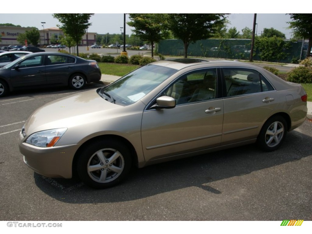 2005 Accord EX-L Sedan - Desert Mist Metallic / Ivory photo #1