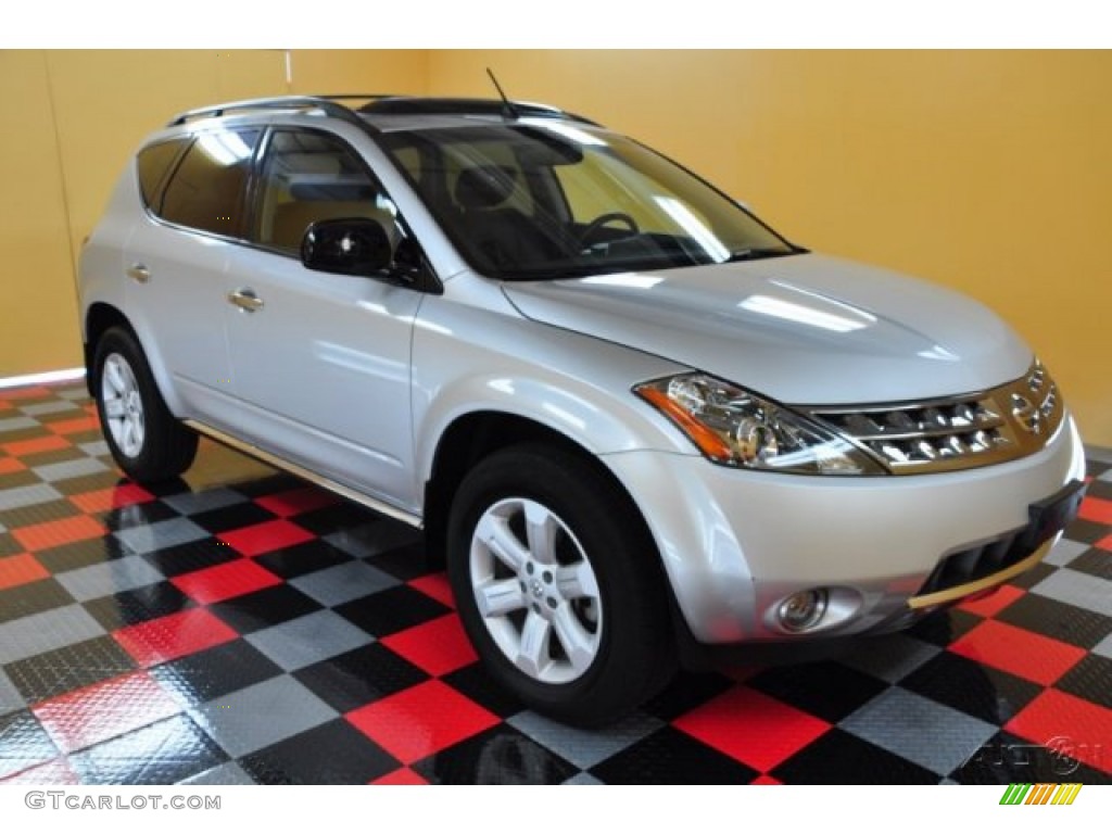 2007 Murano SL AWD - Brilliant Silver Metallic / Charcoal photo #1