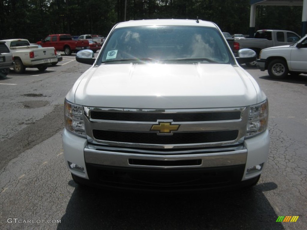 2011 Silverado 1500 LT Crew Cab - Summit White / Ebony photo #8