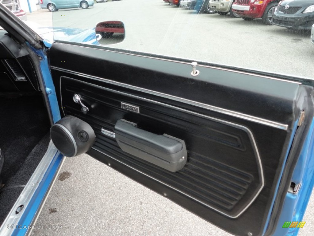 1969 Camaro SS Convertible - Bright Blue Metallic / Black photo #17