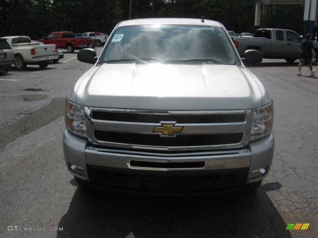 2011 Silverado 1500 LT Extended Cab - Sheer Silver Metallic / Ebony photo #8