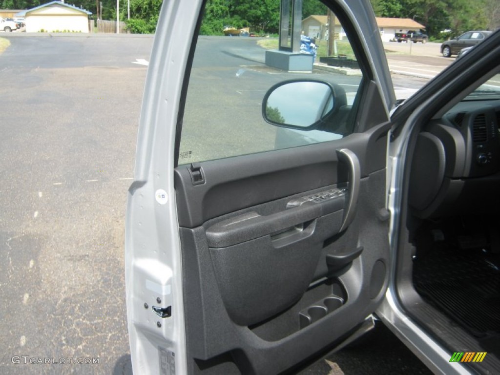 2011 Silverado 1500 LT Extended Cab - Sheer Silver Metallic / Ebony photo #16