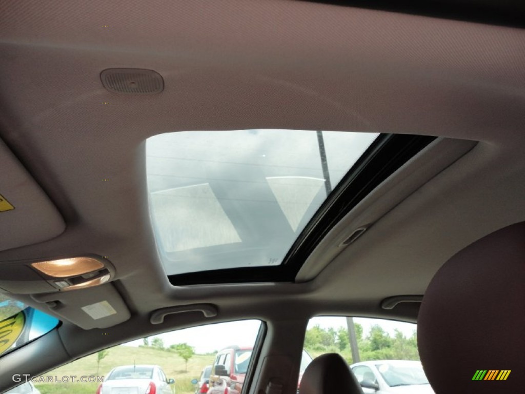 2011 Sonata Limited 2.0T - Midnight Black / Wine photo #11