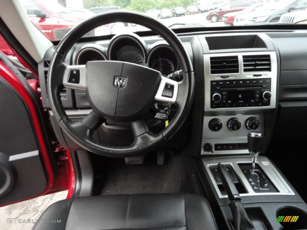 2008 Dodge Nitro R/T 4x4 Dark Slate Gray Dashboard Photo #50773752