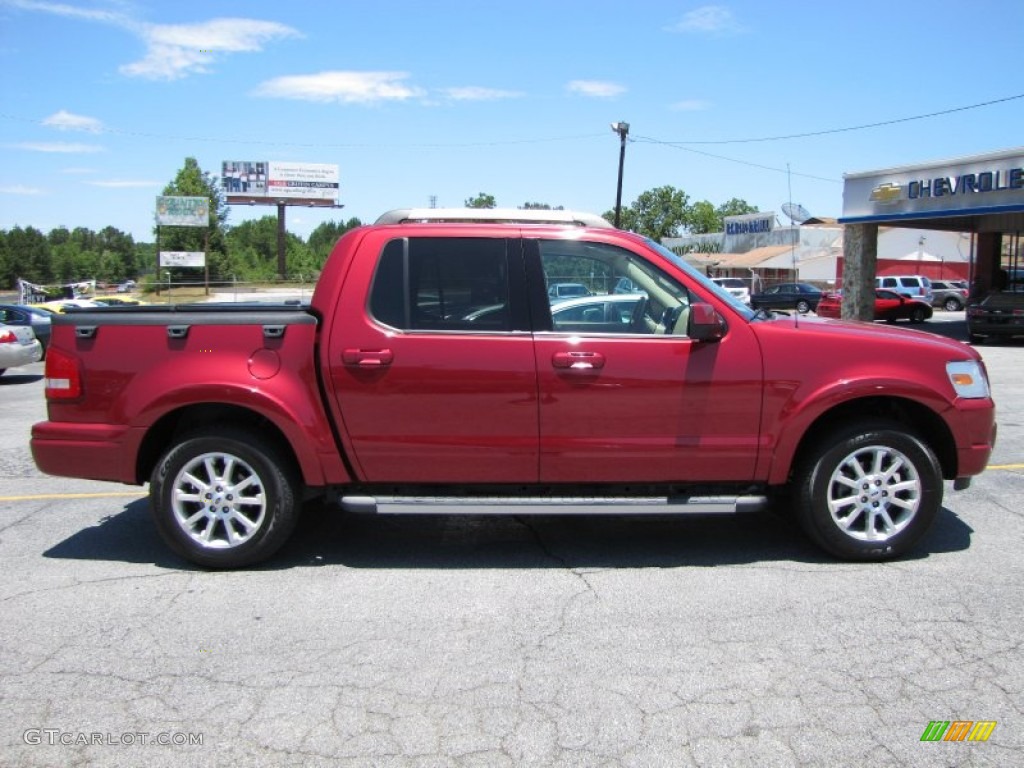 Red Fire 2007 Ford Explorer Sport Trac Limited Exterior Photo #50774472