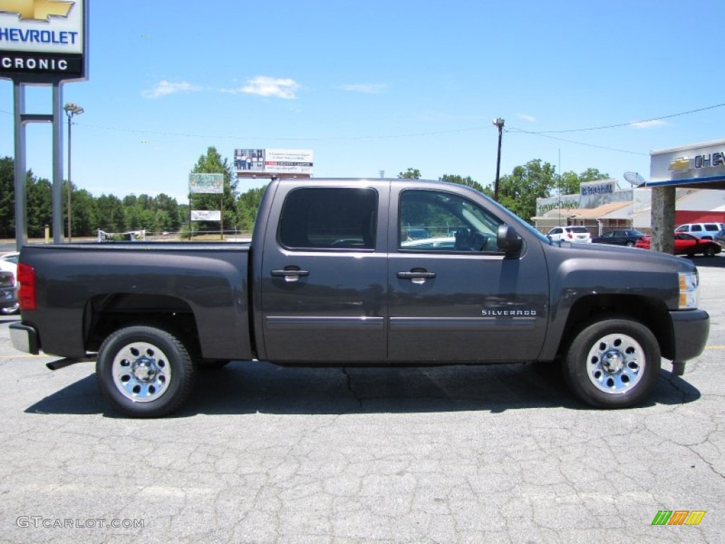 2010 Silverado 1500 LT Crew Cab - Taupe Gray Metallic / Ebony photo #7