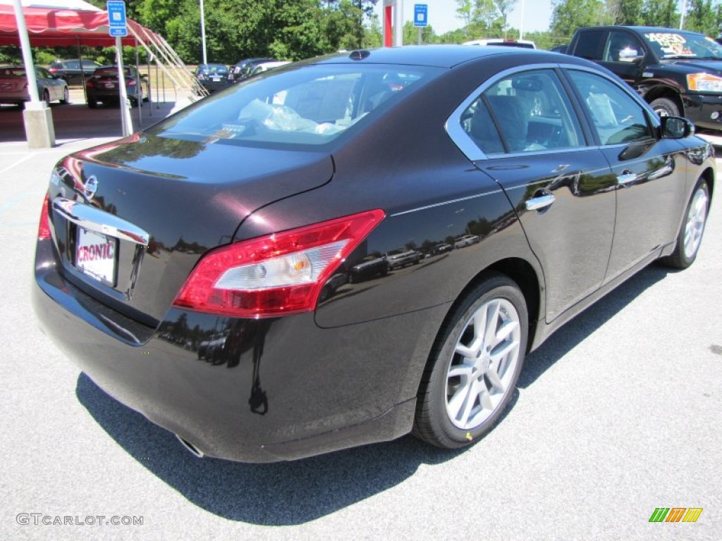 2011 Maxima 3.5 SV - Crimson Black / Charcoal photo #5