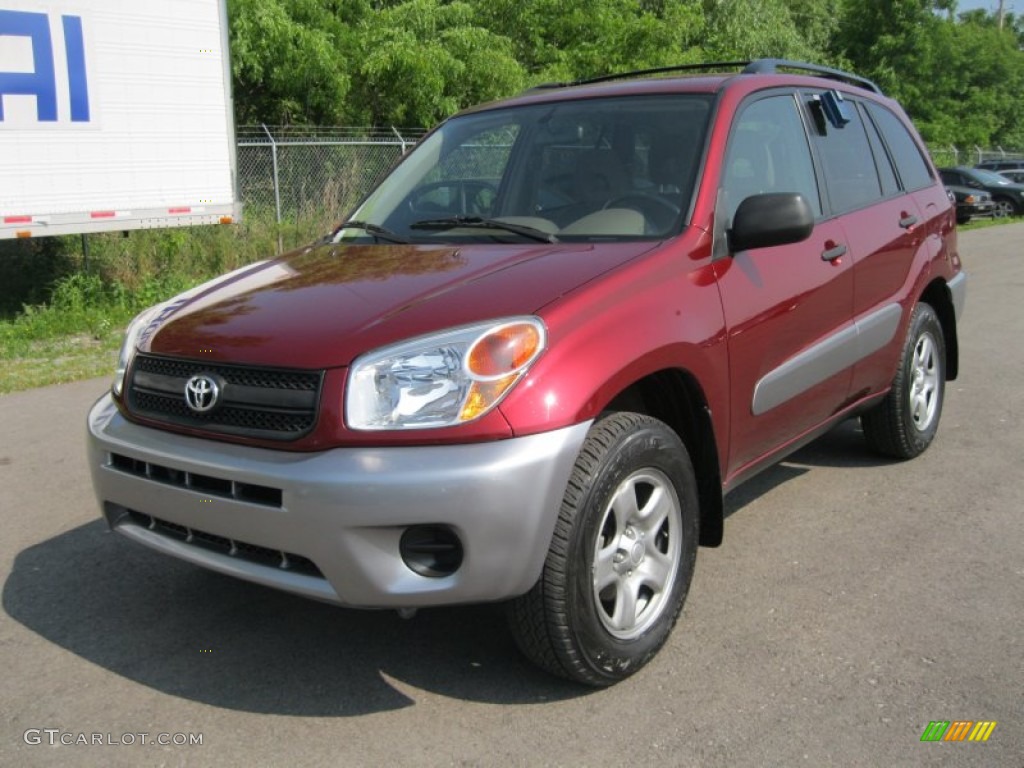 2004 RAV4 4WD - Salsa Red Pearl / Taupe photo #1