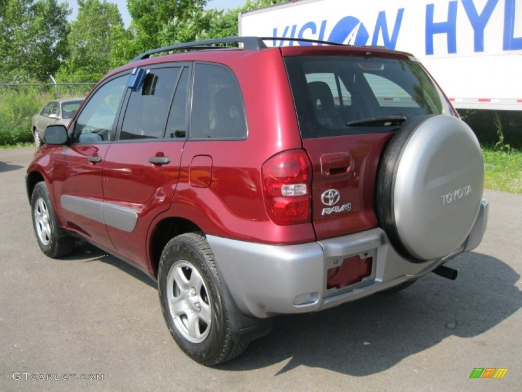 2004 RAV4 4WD - Salsa Red Pearl / Taupe photo #13