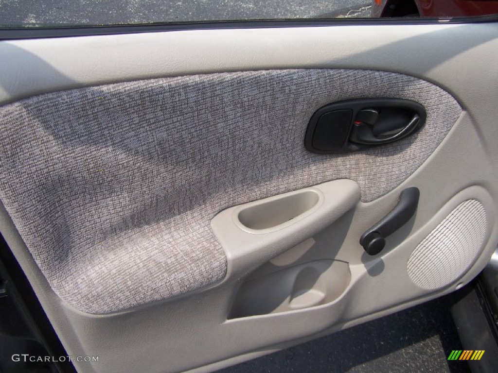 2001 Saturn S Series SL2 Sedan Tan Door Panel Photo #50776455