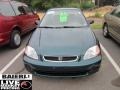 1997 Cypress Green Metallic Honda Civic LX Sedan  photo #2