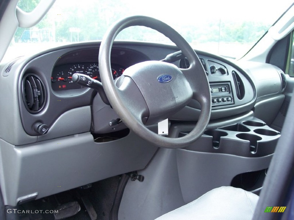 Medium Flint Grey Interior 2006 Ford E Series Van E250 Passenger Commercial Photo #50778723