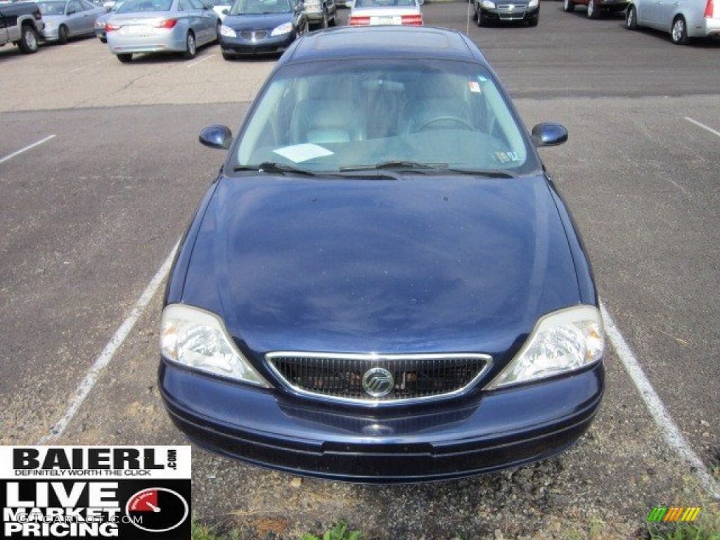 2000 Sable LS Premium Sedan - Graphite Blue Metallic / Medium Graphite photo #2