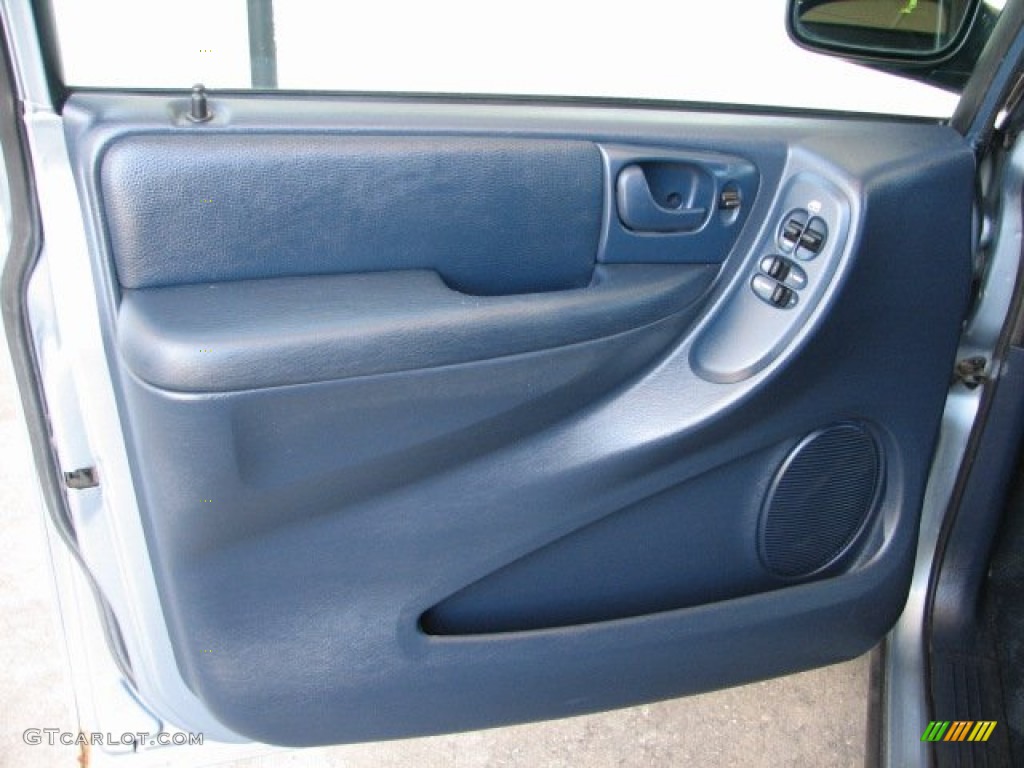 2003 Dodge Grand Caravan Sport Navy Blue Door Panel Photo #50780039
