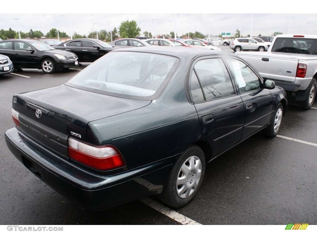 1997 Corolla  - Dark Emerald Pearl Green Metallic / Gray photo #2