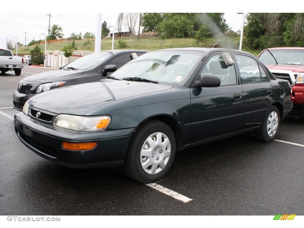 1997 Corolla  - Dark Emerald Pearl Green Metallic / Gray photo #4