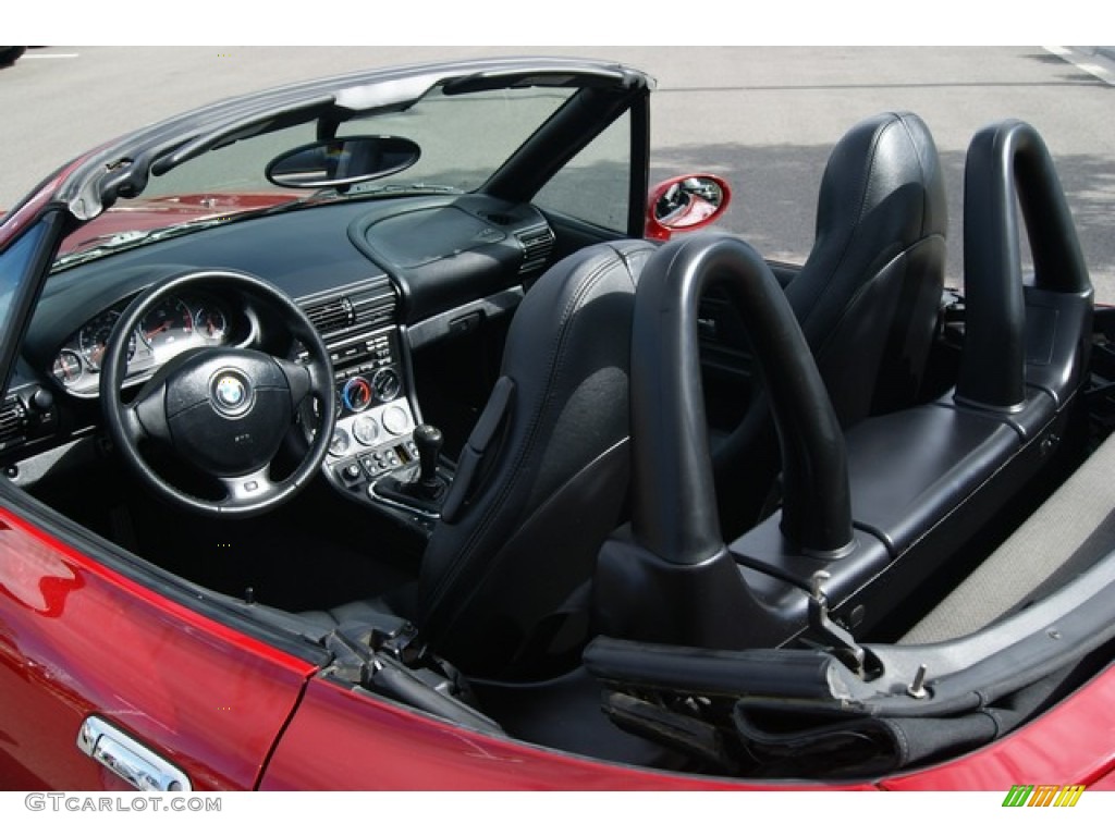 Black Interior 1998 BMW M Roadster Photo #50780676