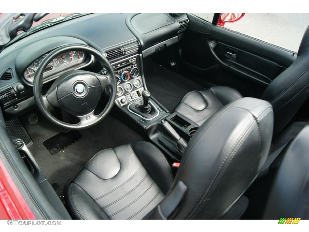 Black Interior 1998 BMW M Roadster Photo #50780700