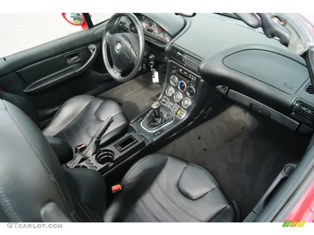 Black Interior 1998 BMW M Roadster Photo #50780718