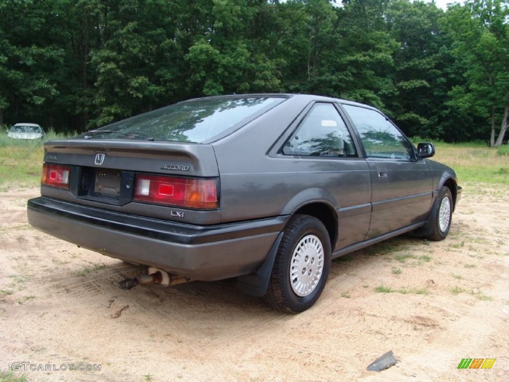 Graphite Gray Metallic 1986 Honda Accord LXi Hatchback Exterior Photo #50781027